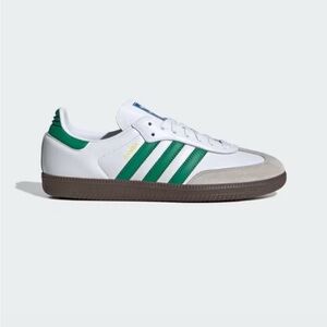SAMBA OG SHOES, White / Green, Size Women’s 7.5 / Men’s 6.5